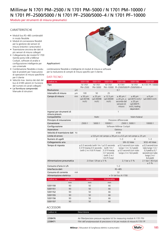 Mahr - catalogo principale n.: 20513 - Pagina 189