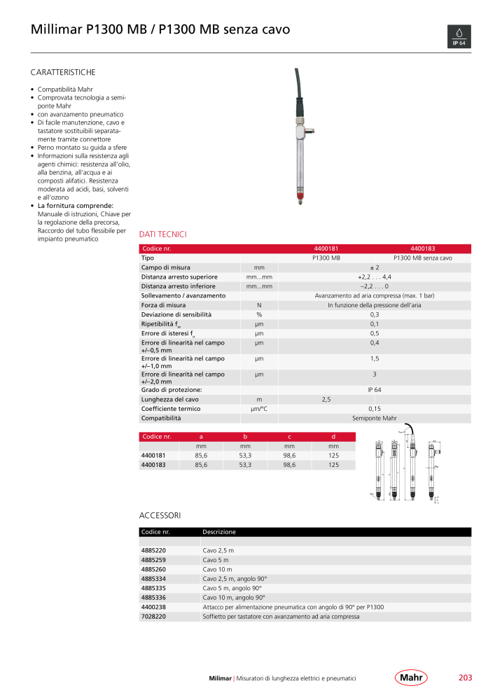 Mahr - catalogo principale NO.: 20513 - Page 207