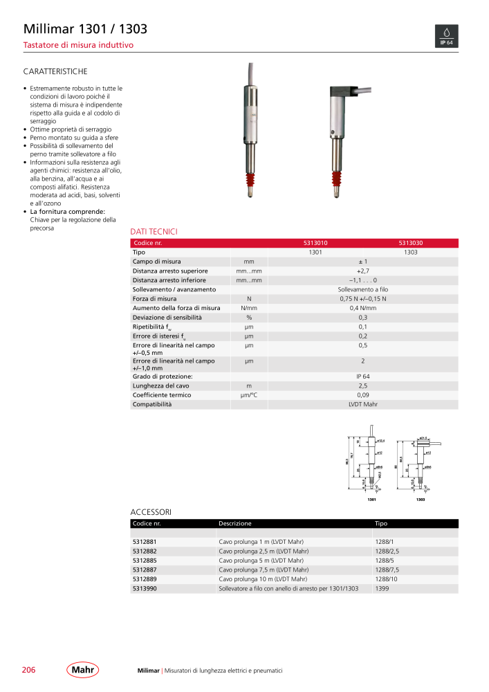 Mahr - catalogo principale Nb. : 20513 - Page 210