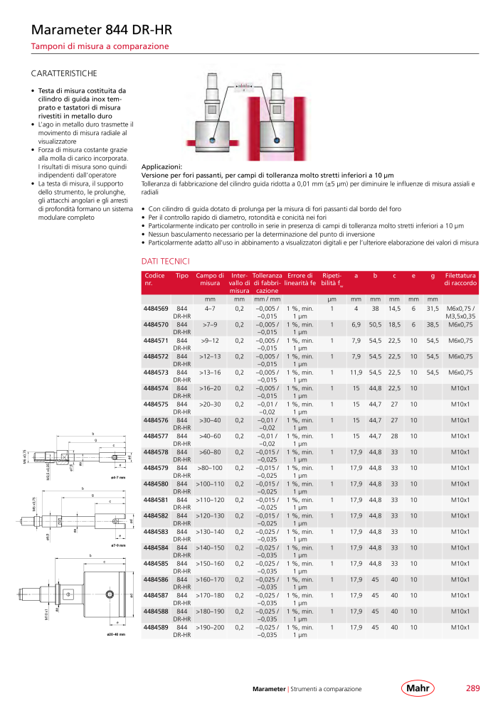 Mahr - catalogo principale n.: 20513 - Pagina 293