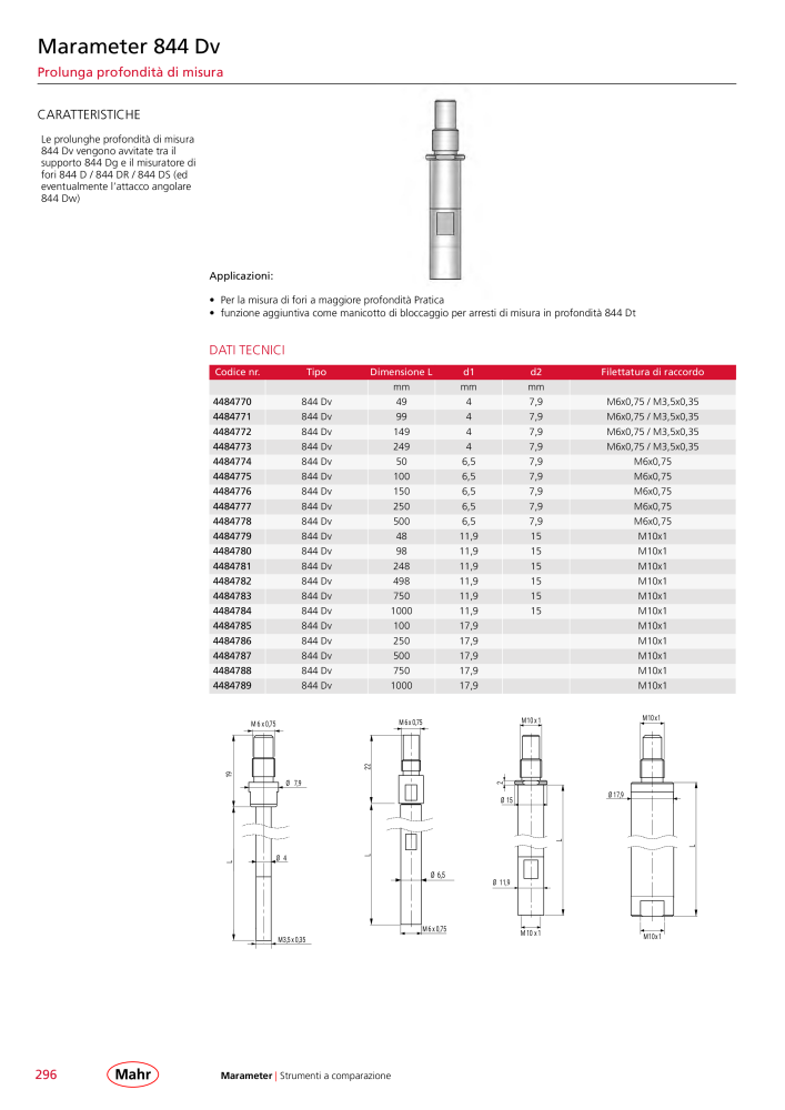 Mahr - catalogo principale n.: 20513 - Pagina 300