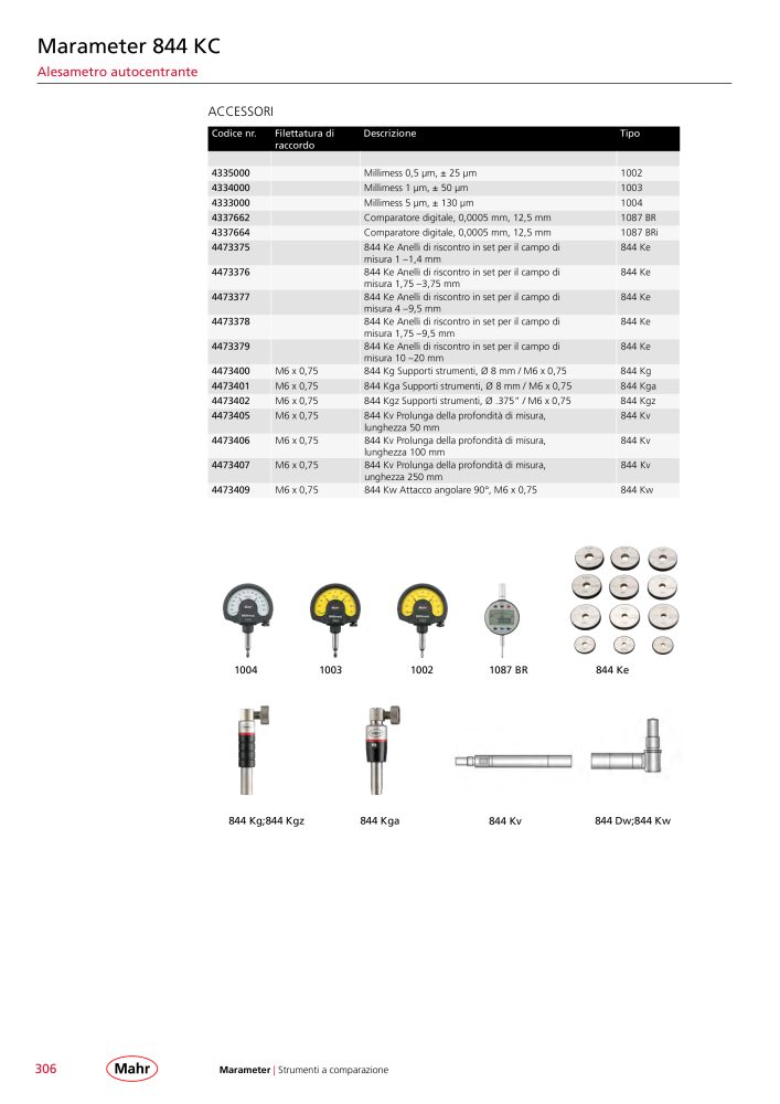 Mahr - catalogo principale n.: 20513 - Pagina 310