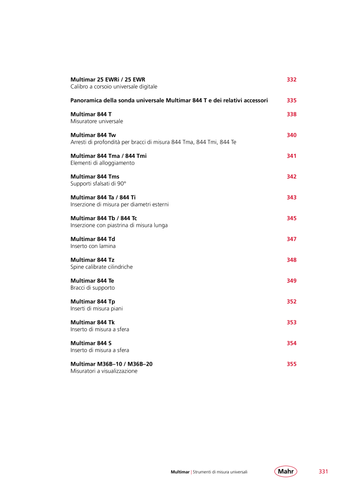 Mahr - catalogo principale Č. 20513 - Strana 335