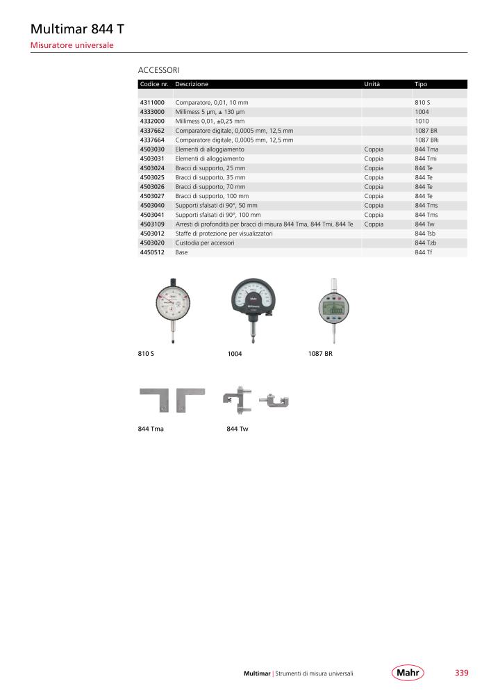 Mahr - catalogo principale n.: 20513 - Pagina 343