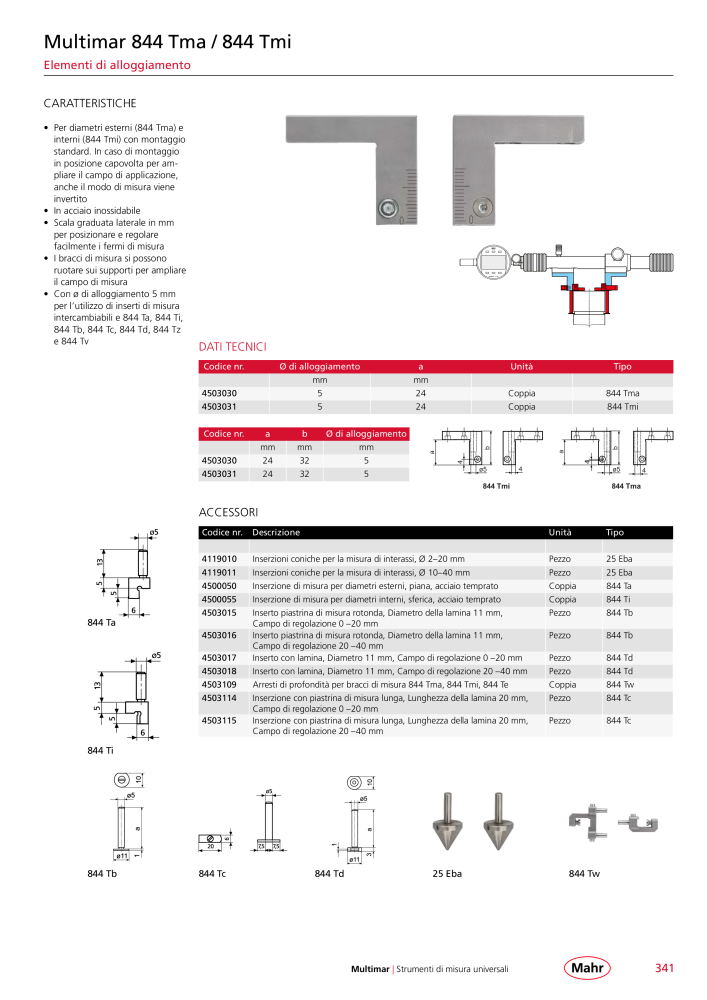 Mahr - catalogo principale n.: 20513 - Pagina 345