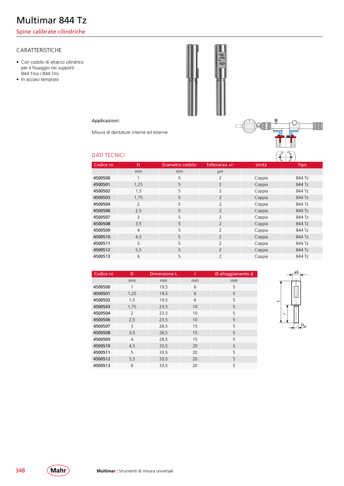 Mahr - catalogo principale NR.: 20513 - Strona 352