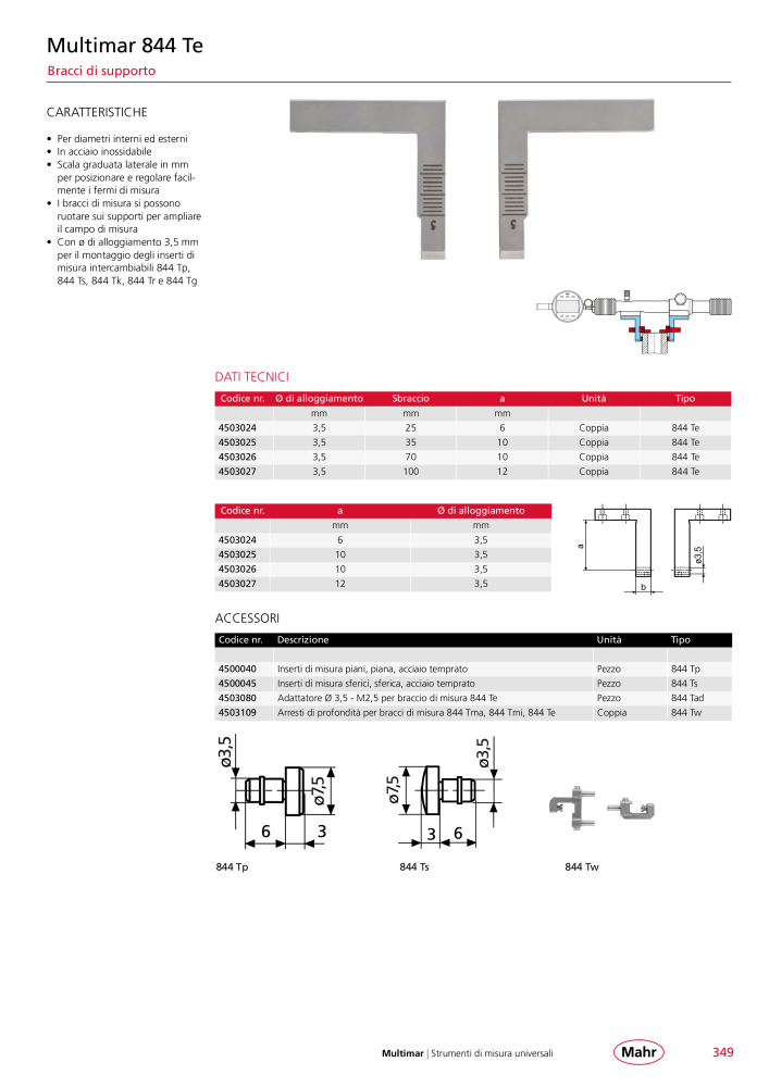 Mahr - catalogo principale NO.: 20513 - Page 353