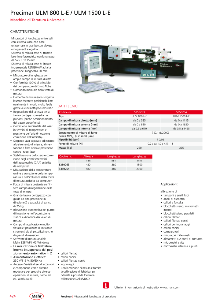 Mahr - catalogo principale n.: 20513 - Pagina 428