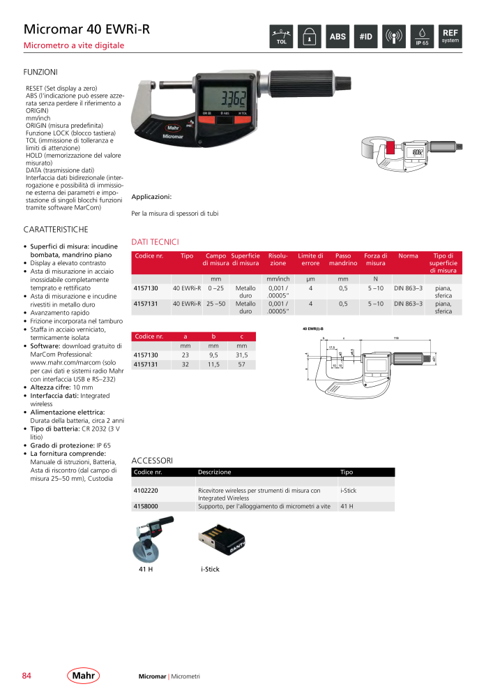 Mahr - catalogo principale NR.: 20513 - Seite 88