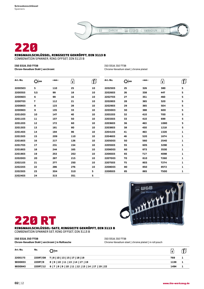 General catalog WGB tools 2019 NR.: 20517 - Side 114