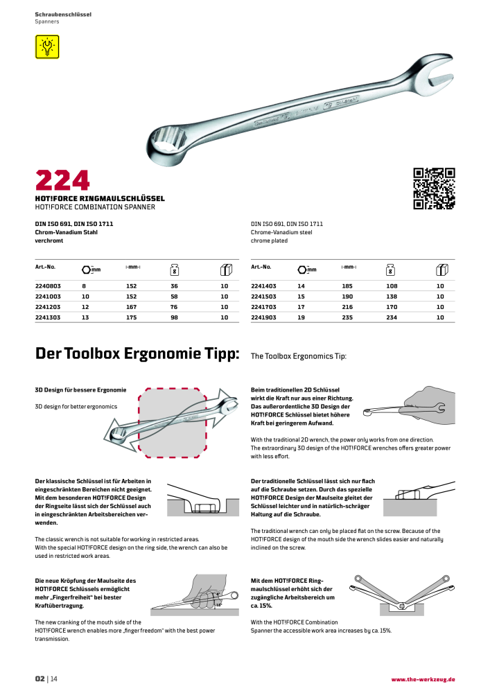 General catalog WGB tools 2019 Nº: 20517 - Página 116