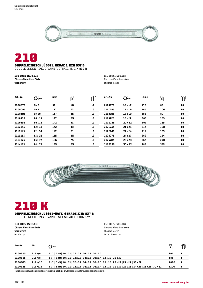 General catalog WGB tools 2019 NO.: 20517 - Page 120