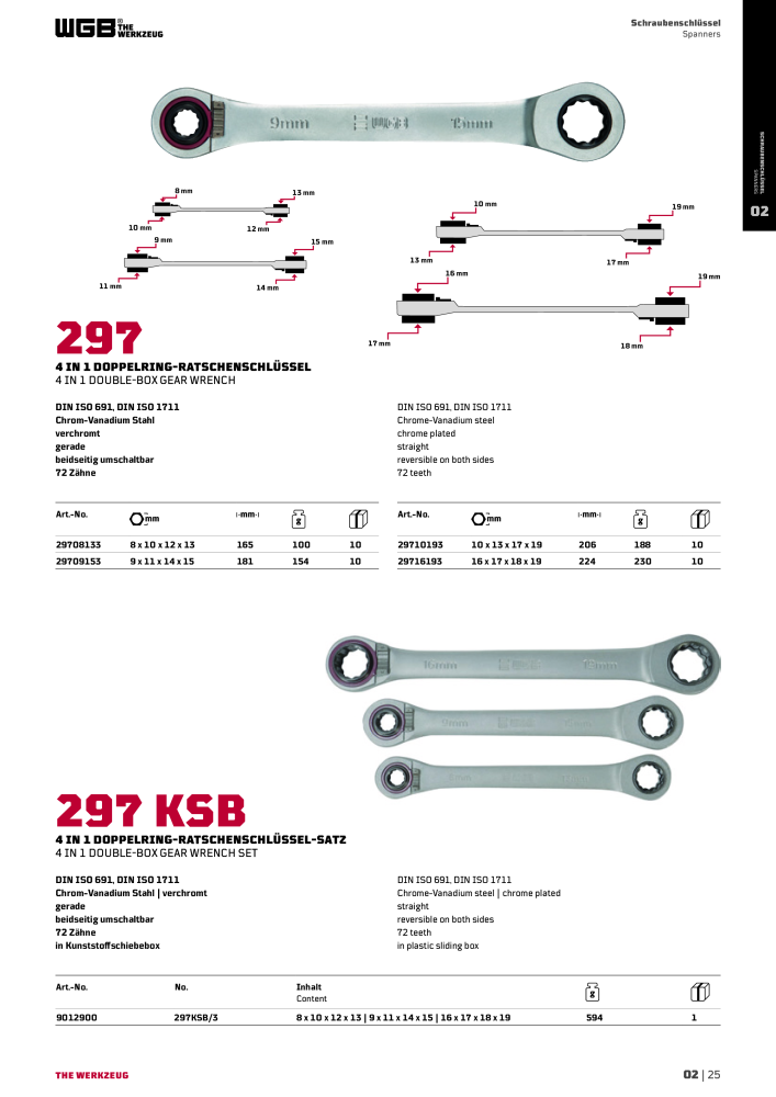 General catalog WGB tools 2019 NR.: 20517 - Seite 127