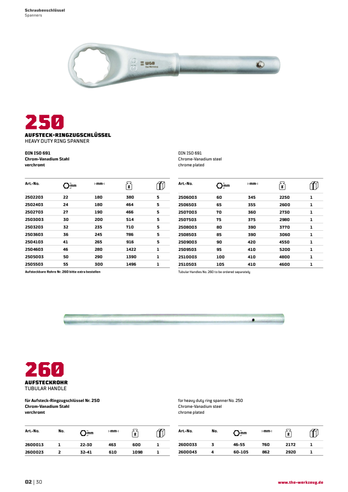 General catalog WGB tools 2019 NR.: 20517 - Seite 132