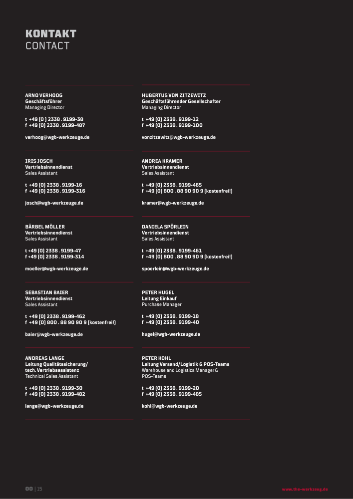 General catalog WGB tools 2019 NR.: 20517 - Seite 16