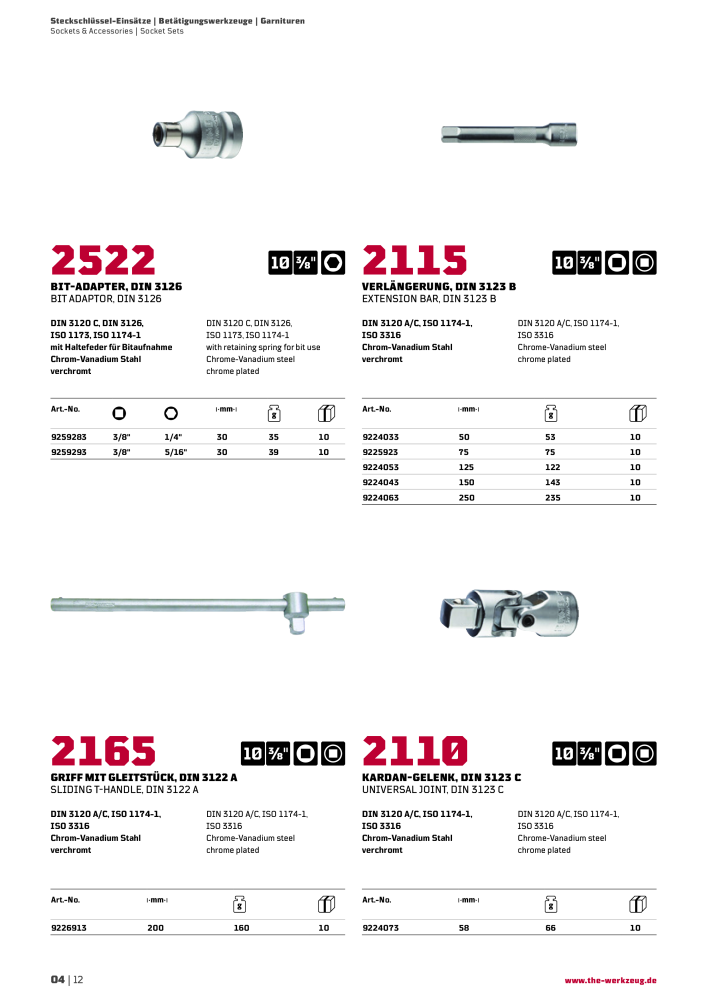 General catalog WGB tools 2019 NR.: 20517 - Seite 164