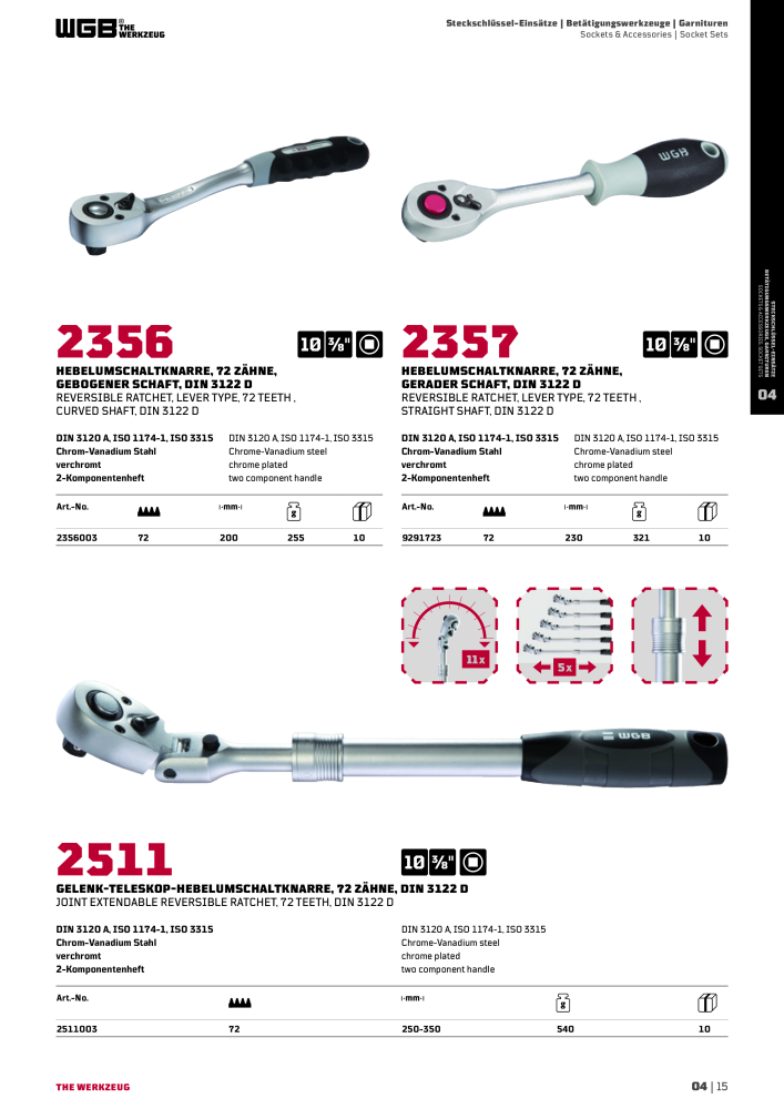 General catalog WGB tools 2019 Nº: 20517 - Página 167