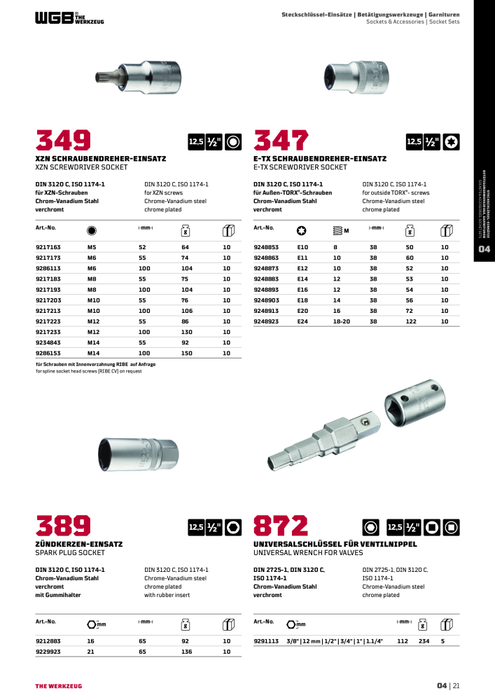 General catalog WGB tools 2019 Nº: 20517 - Página 173