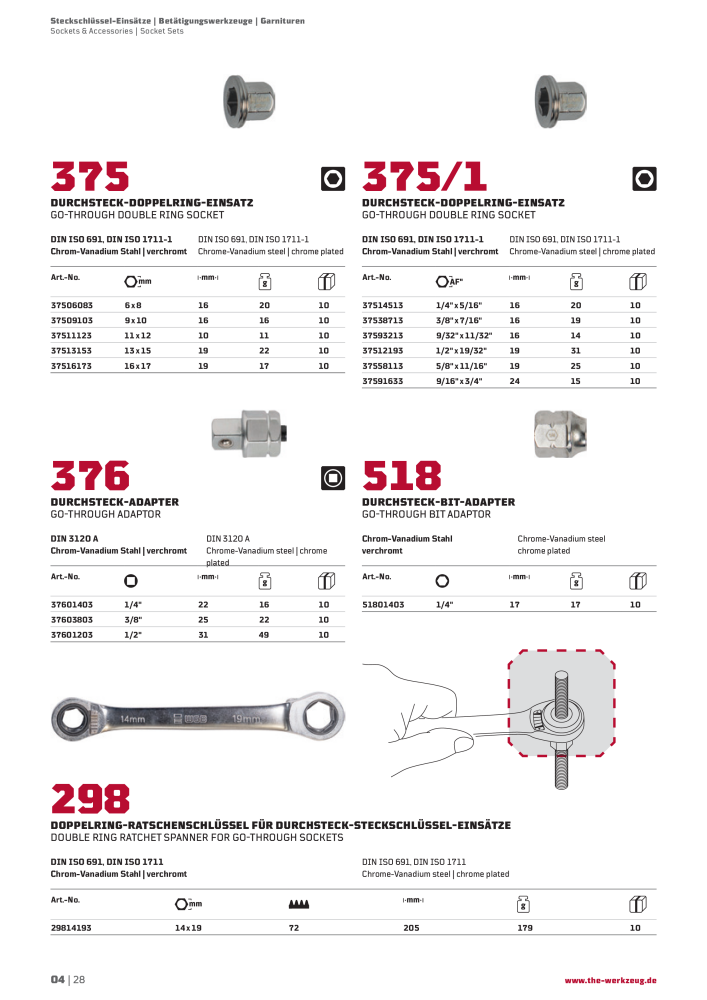 General catalog WGB tools 2019 NO.: 20517 - Page 180