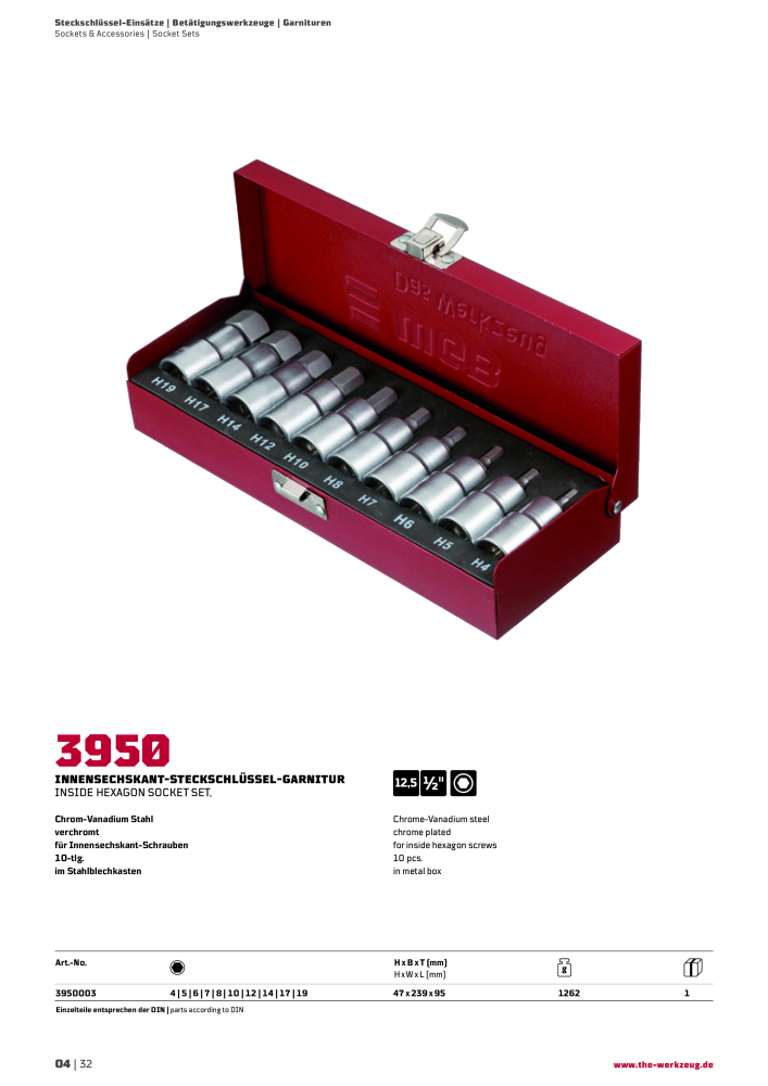 General catalog WGB tools 2019 NO.: 20517 - Page 184