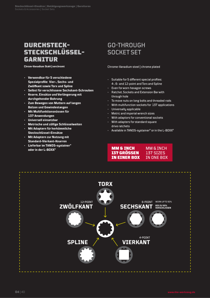 General catalog WGB tools 2019 NO.: 20517 - Page 192