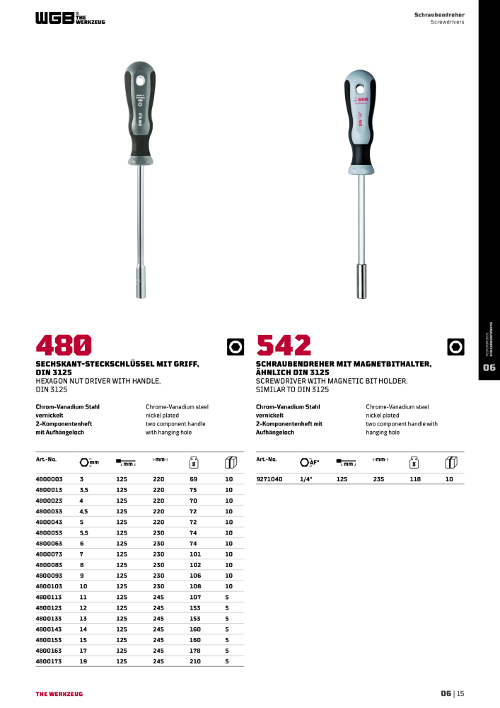 General catalog WGB tools 2019 Nº: 20517 - Página 243