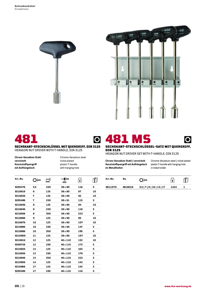 General catalog WGB tools 2019 NR.: 20517 - Seite 244