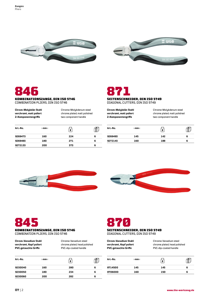 General catalog WGB tools 2019 Č. 20517 - Strana 248