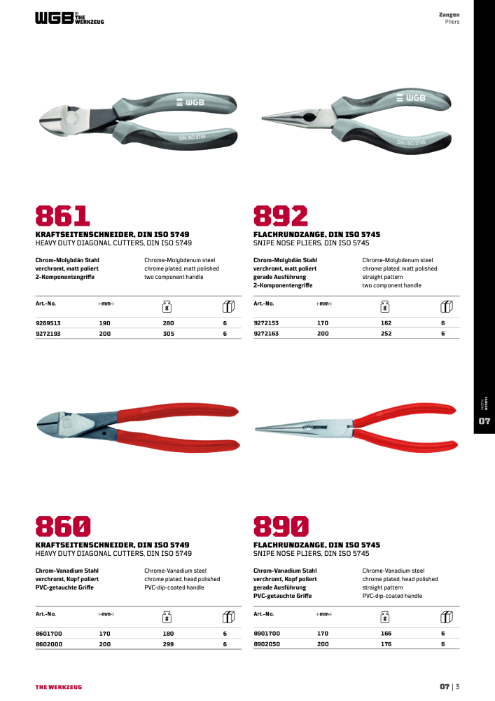 General catalog WGB tools 2019 NR.: 20517 - Seite 249