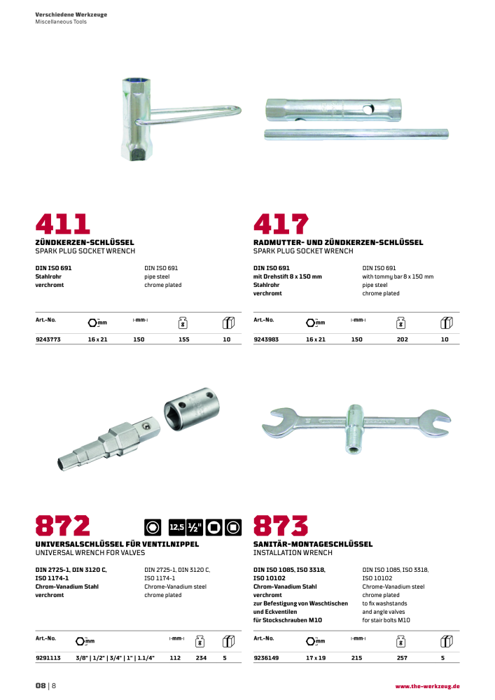 General catalog WGB tools 2019 NR.: 20517 - Seite 266