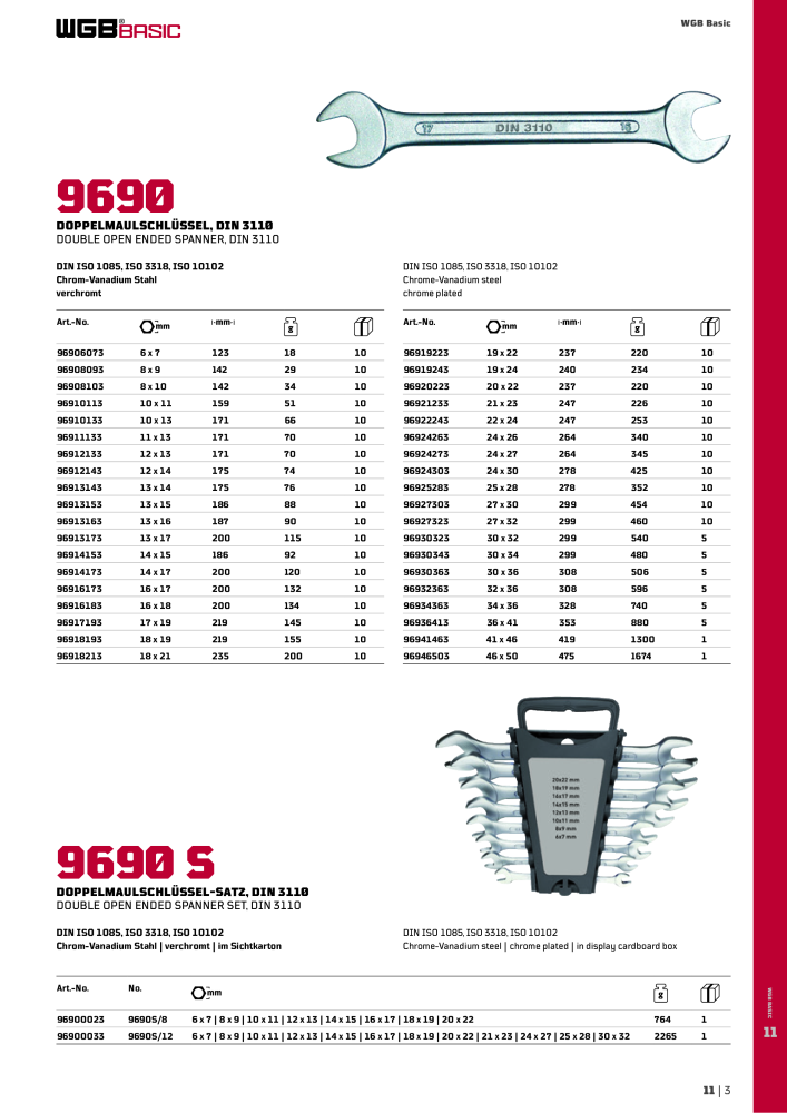 General catalog WGB tools 2019 Č. 20517 - Strana 311