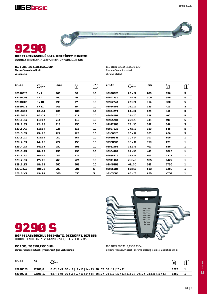 General catalog WGB tools 2019 Č. 20517 - Strana 315