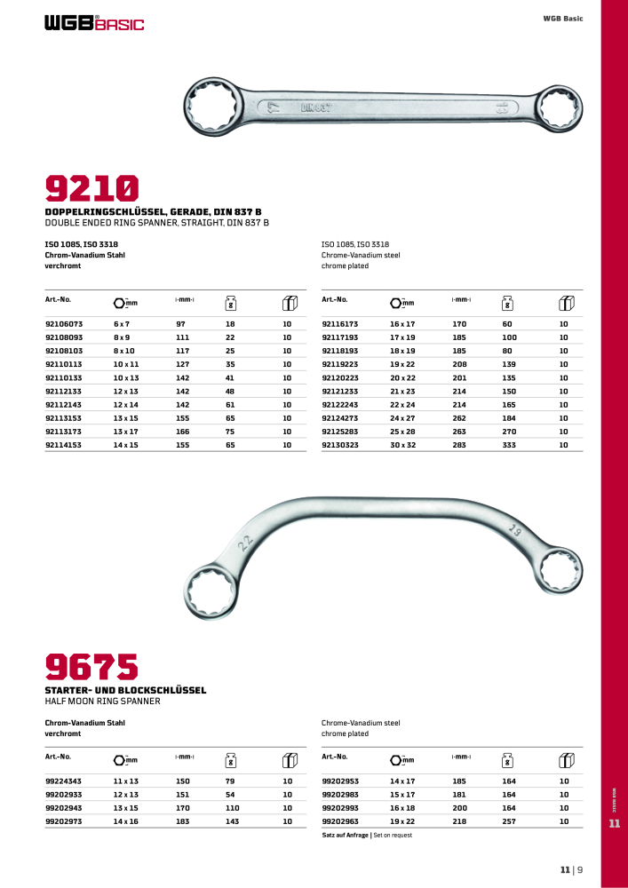 General catalog WGB tools 2019 NO.: 20517 - Page 317