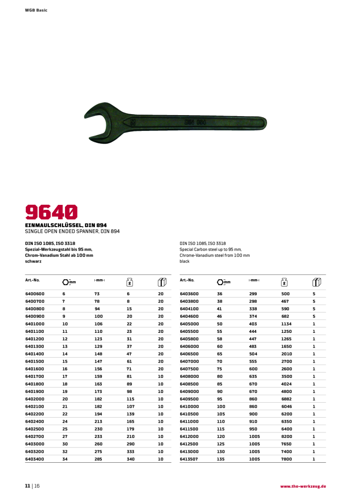 General catalog WGB tools 2019 Č. 20517 - Strana 324