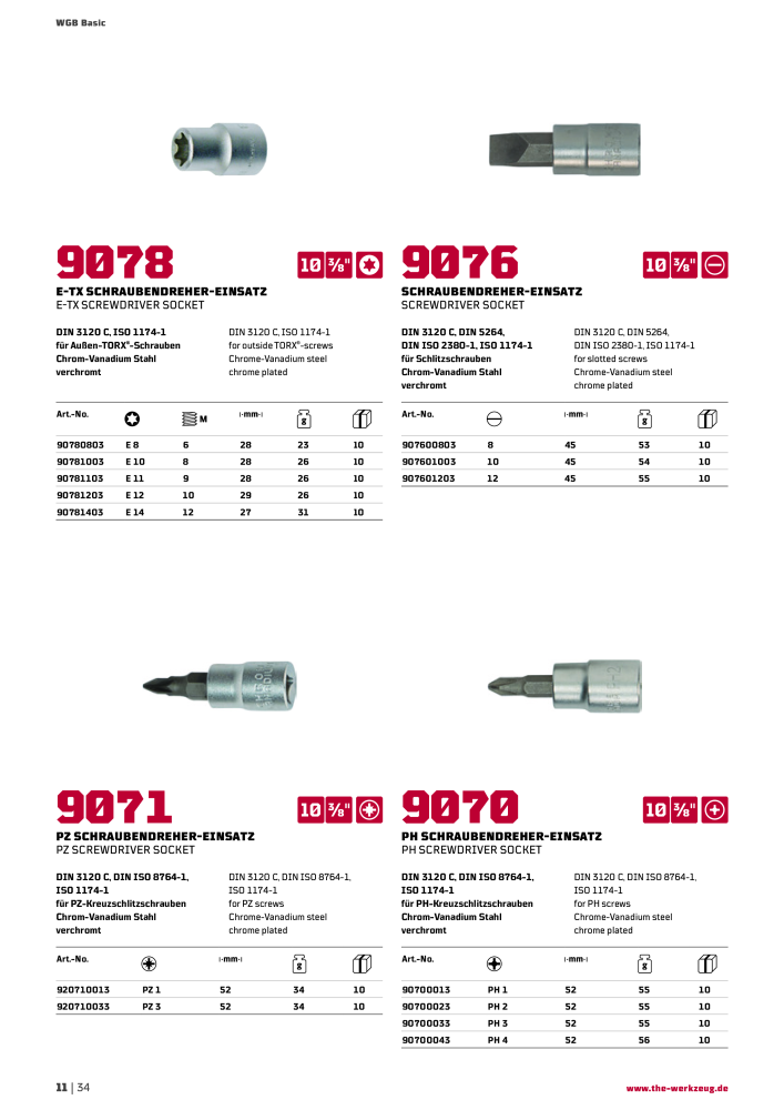 General catalog WGB tools 2019 NR.: 20517 - Seite 342