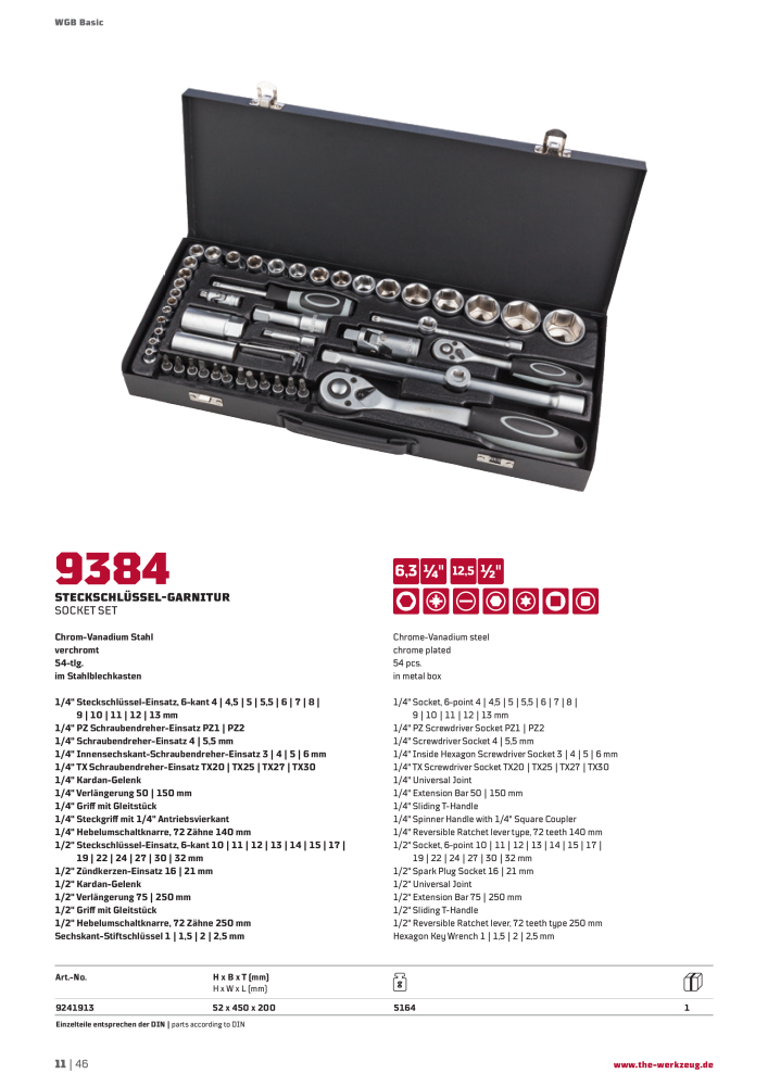 General catalog WGB tools 2019 NR.: 20517 - Seite 354