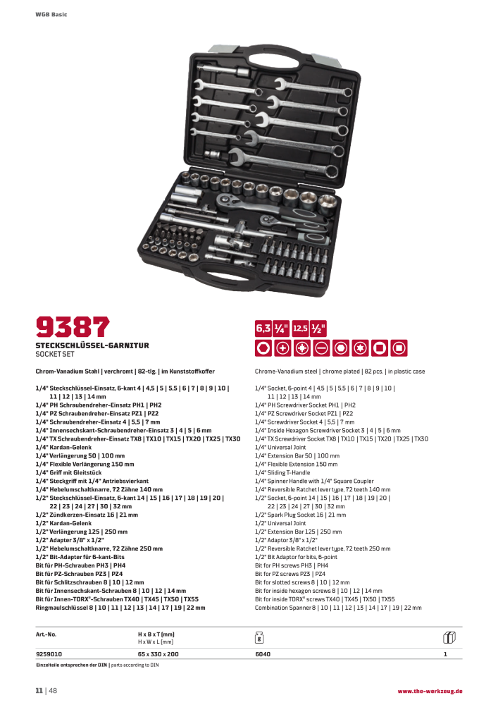 General catalog WGB tools 2019 NR.: 20517 - Seite 356