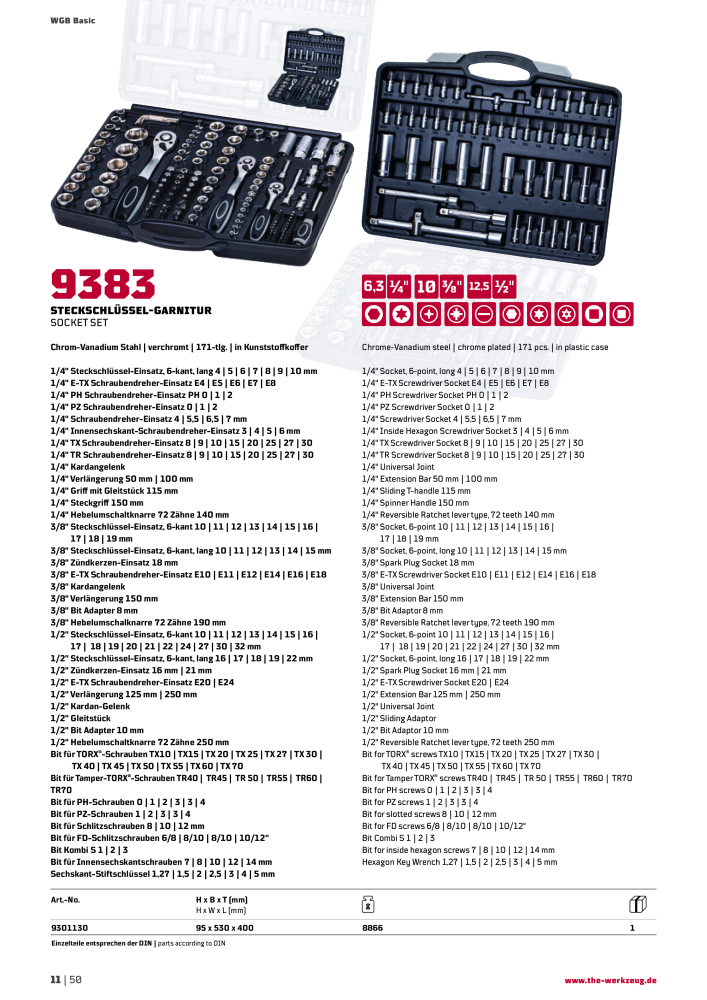 General catalog WGB tools 2019 Č. 20517 - Strana 358