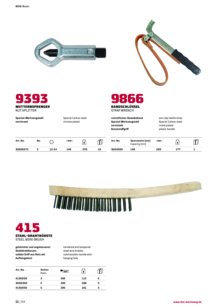 General catalog WGB tools 2019 NR.: 20517 - Seite 372