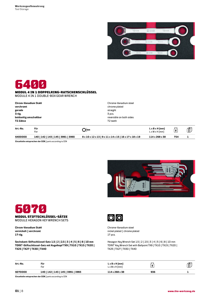 General catalog WGB tools 2019 Č. 20517 - Strana 64