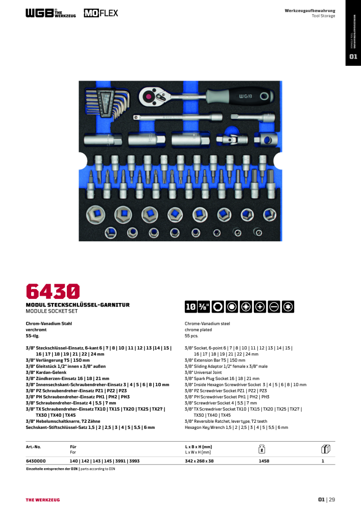 General catalog WGB tools 2019 Nb. : 20517 - Page 85