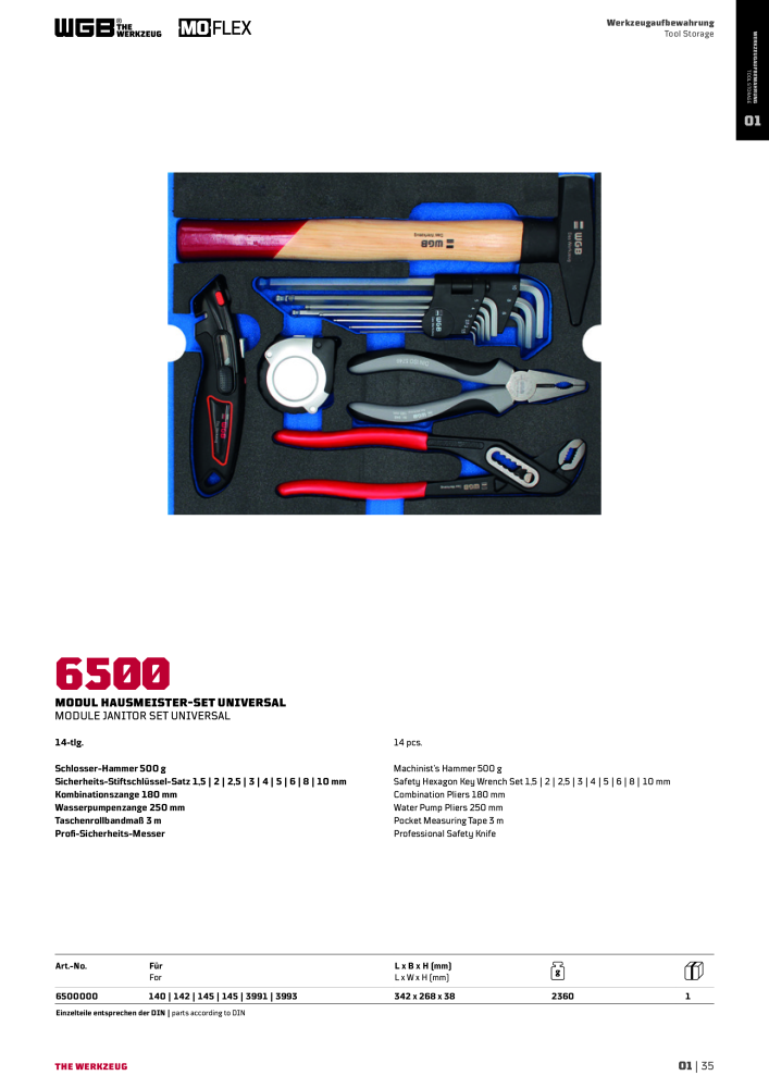 General catalog WGB tools 2019 Č. 20517 - Strana 91