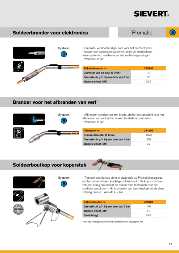 Sievert Promatic Lötkolben Brenner 335991