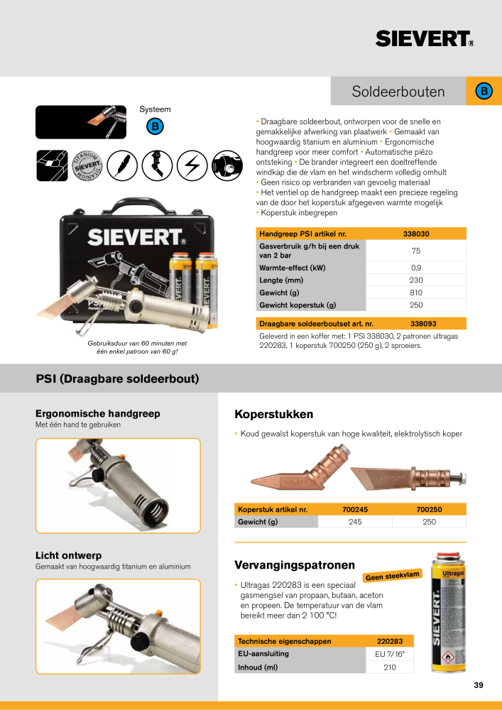 Sievert Hoofdcatalogus NO.: 20552 - Page 39