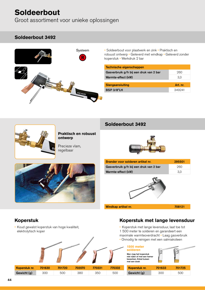 Sievert Hoofdcatalogus NO.: 20552 - Page 44