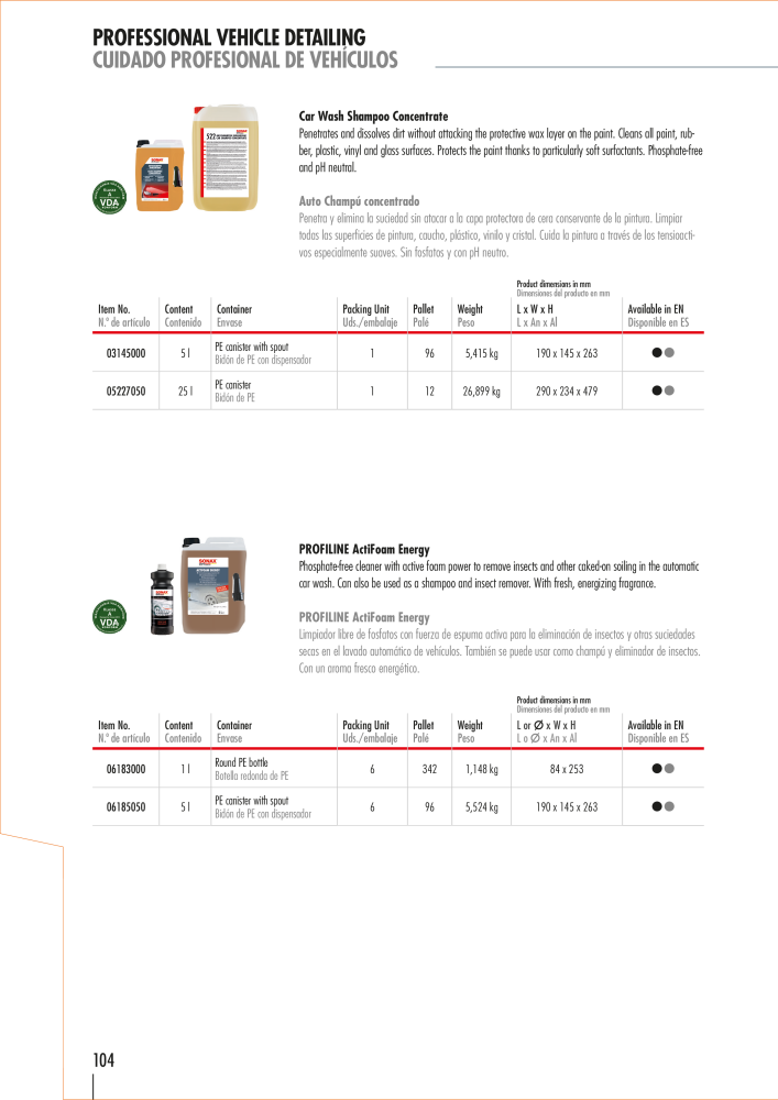 SONAX General Catalogue NR.: 20556 - Seite 101