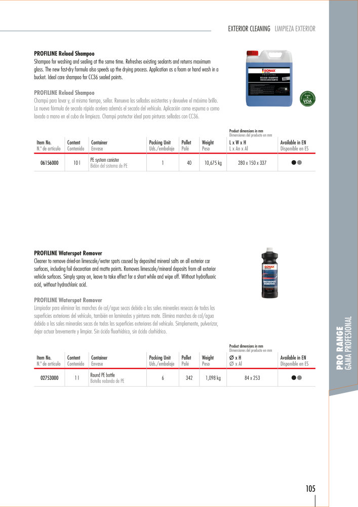 SONAX General Catalogue NR.: 20556 - Seite 102