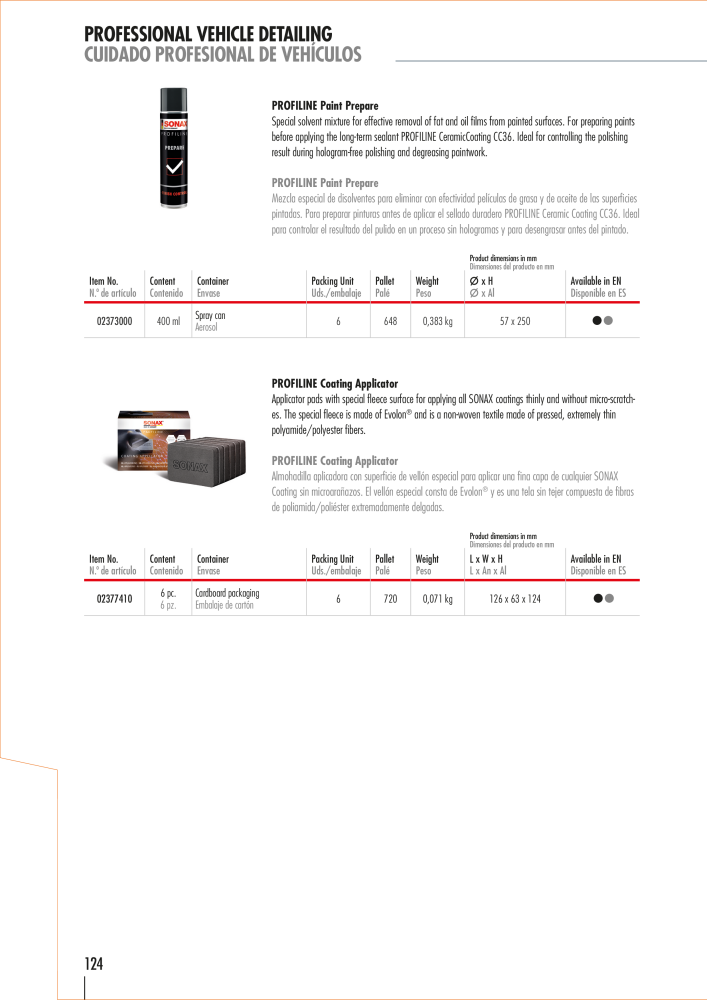 SONAX General Catalogue NO.: 20556 - Page 121