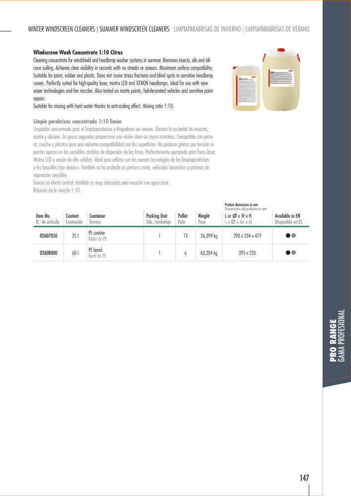 SONAX General Catalogue NR.: 20556 - Side 144