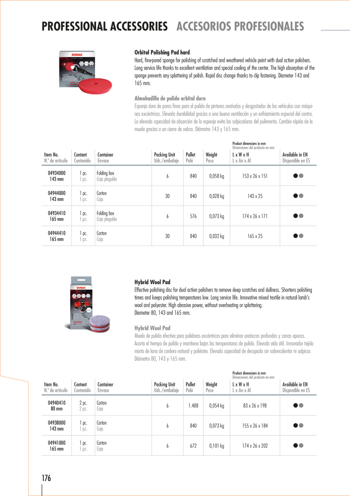 SONAX General Catalogue NO.: 20556 - Page 173